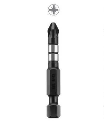 Бита ударная PZ2, 50мм, тип хвостовика E 1/4", KRAFTOOL Impact - купить в Самаре и Тольятти. 