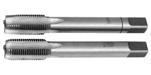 Метчик машинно/ручной трубный G 1/4" (комплект 2 шт.), сталь Р6М5, ГОСТ 3266-81 - купить в Самаре и Тольятти. 
