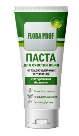 Паста для рук очищающая (натуральный абразив) 200 мл, ФЛОРА PROF - купить в Самаре и Тольятти. 