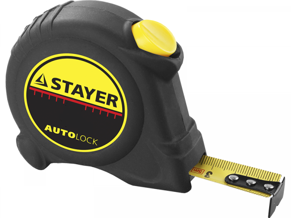 Рулетка 7,5м / 25мм с автостопом, STAYER АutoLock (2-34126-07-25_z01) - купить в Самаре и Тольятти. 