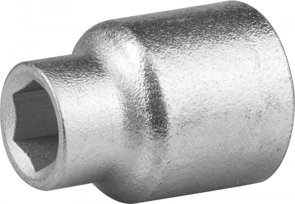 Головка торцевая (1/2"), Cr-V, FLANK, хромосатинированная, 17мм, KRAFTOOL - купить в Самаре и Тольятти. 