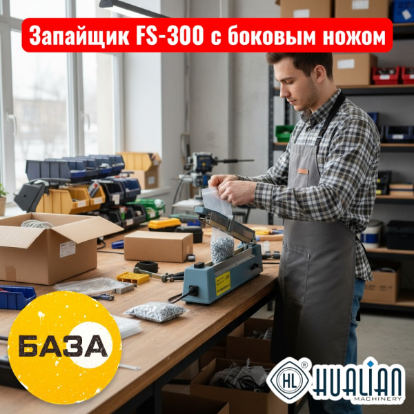Запайщик FS-300 С (металл) боковой нож - купить в Самаре и Тольятти. 