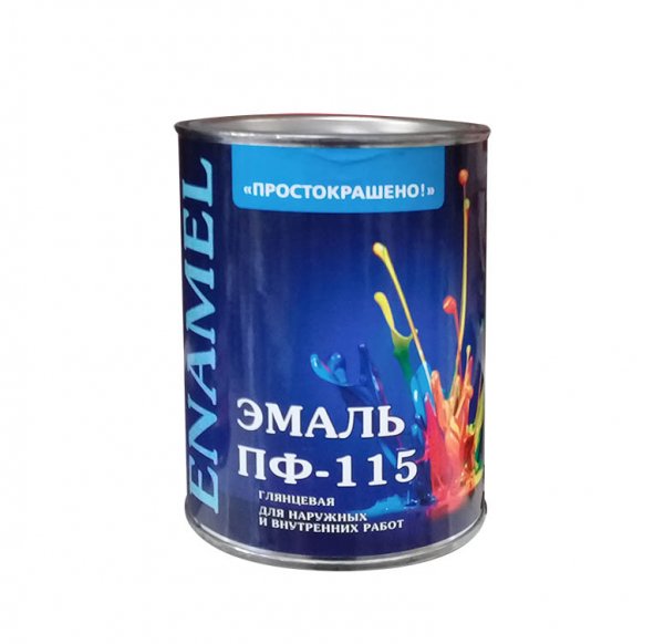 Эмаль ПФ-115 "ПРОСТОКРАШЕНО!" красная  2,7 кг - купить в Самаре и Тольятти. 