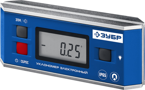Уровень-уклономер электронный, магнитный, 0 - 90°, ±0.05°, ЗУБР "МИНИ" (34745) - купить в Самаре и Тольятти. 