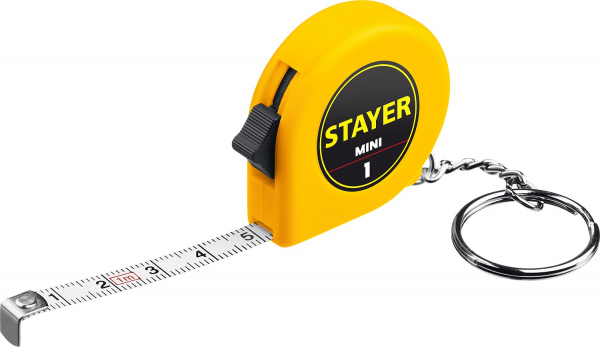 Рулетка-брелок 1м / 6мм, STAYER MINI 34140-1 - купить в Самаре и Тольятти. 