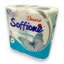 Туалетная бумага SOFFIONE Pure White, 2-х слойная (уп. 4шт.) - купить в Самаре и Тольятти. 