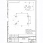Опора колесная неповоротная FCF125 (FCG55), d125, серая литая резина (100 кг) - купить в Самаре и Тольятти. 